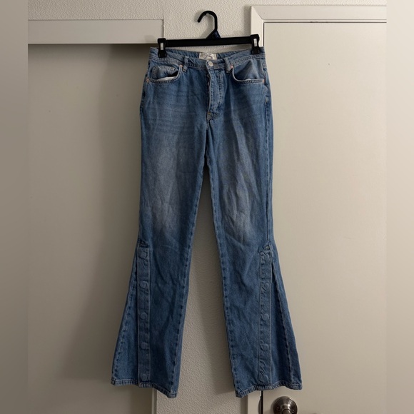 We The Free Denim - We The Free Light Blue Flare Jeans